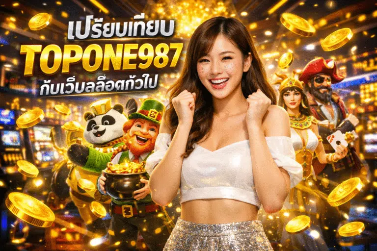เปรียบเทียบ TOPONE987 กับเว็บสล็อตทั่วไป
