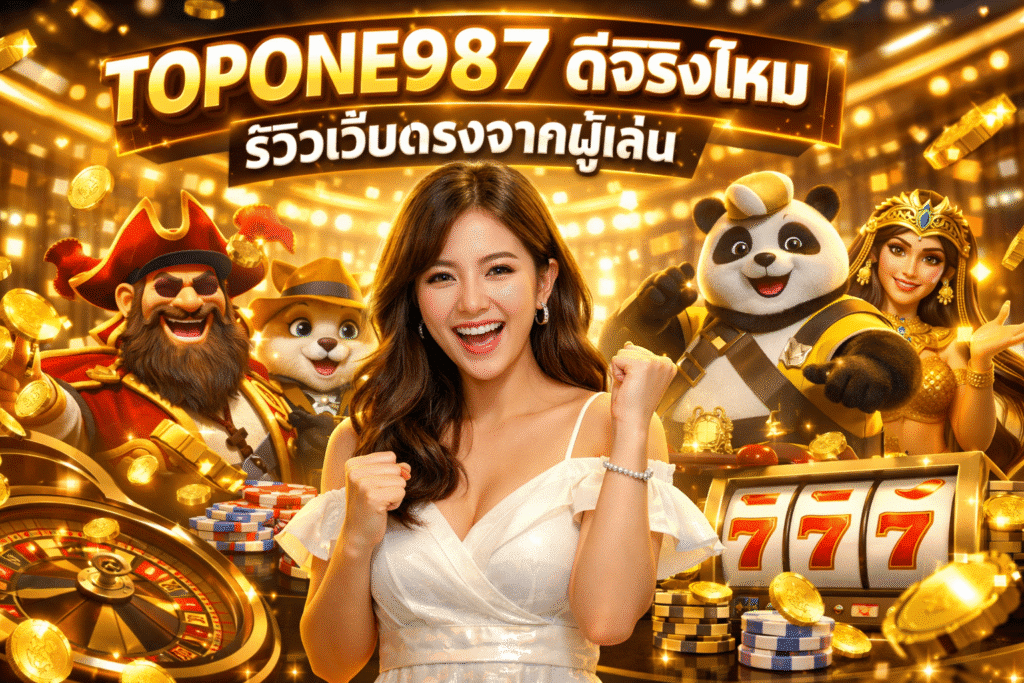 TOPONE987 ดีจริงไหม รีวิวเว็บตรงจากผู้เล่น