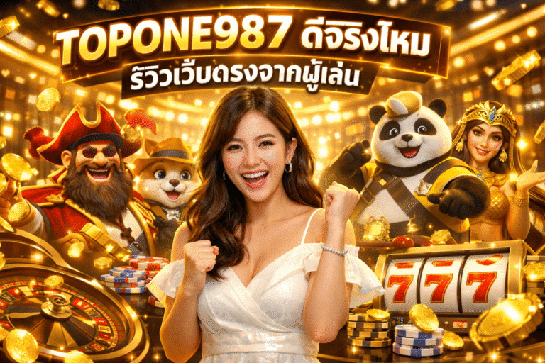 TOPONE987 ดีจริงไหม รีวิวเว็บตรงจากผู้เล่น